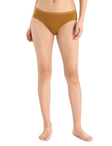 Sous Vêtement Icebreaker Merino Siren Hipkini Briefs Femme Marron | FR 1725UZGT